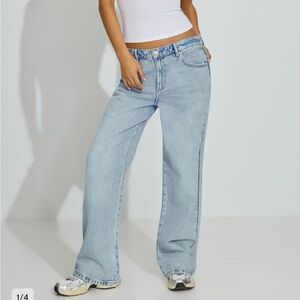 Garage Blue Slouchy Jeans